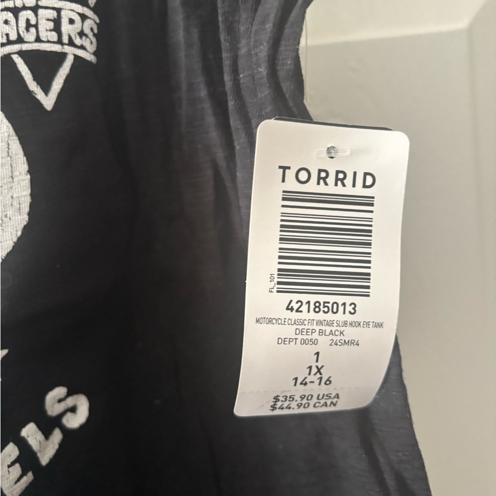 Torrid Black Legendary Graphic Tank Top - Picture 3 of 5